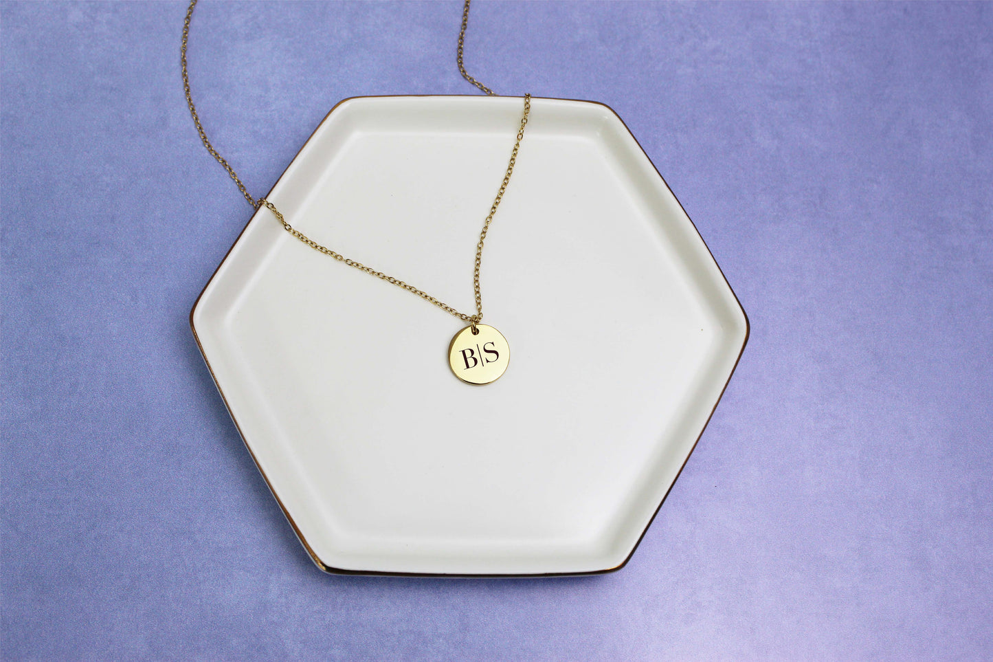 Initial Monogram Necklace
