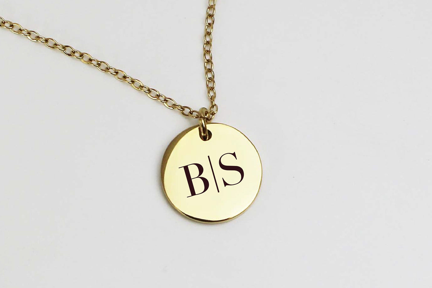 Initial Monogram Necklace
