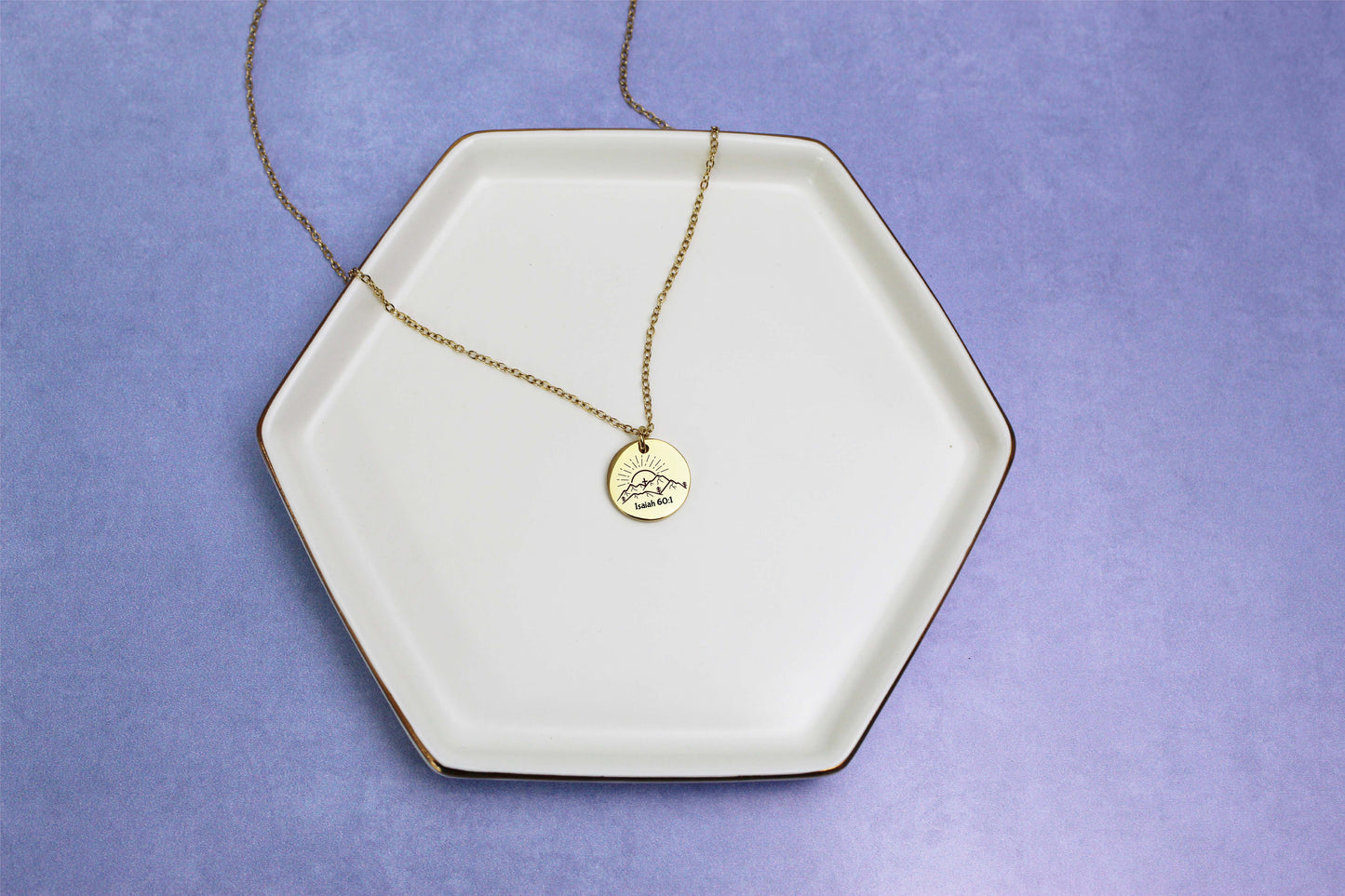 Mountain Praise | Isaiah 60:1 Necklace