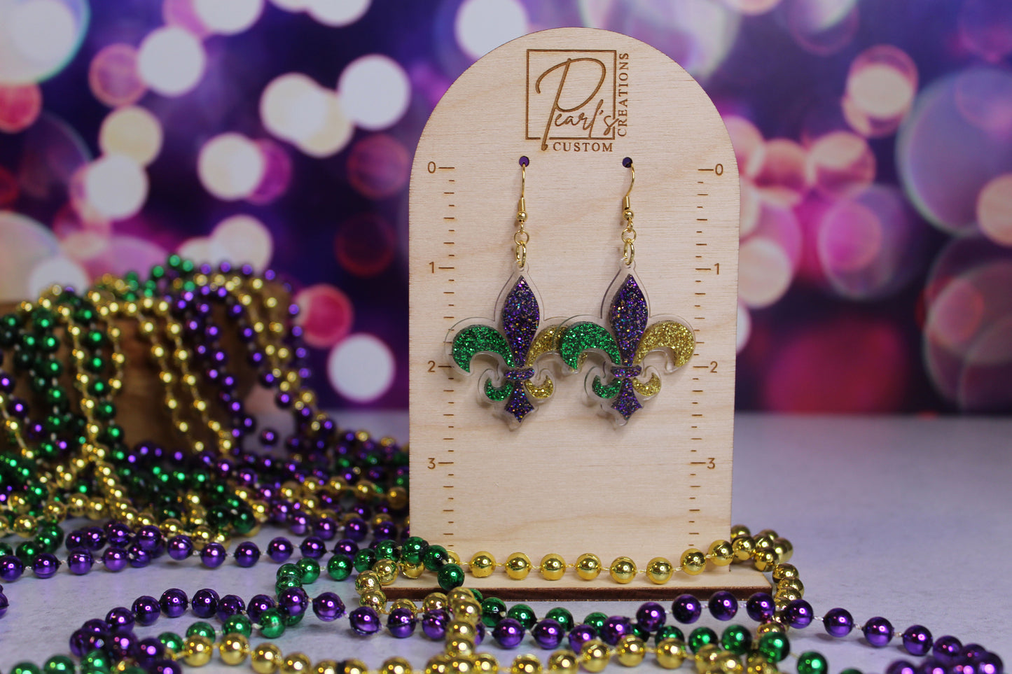 Fleur-de-lis Dangle Earrings