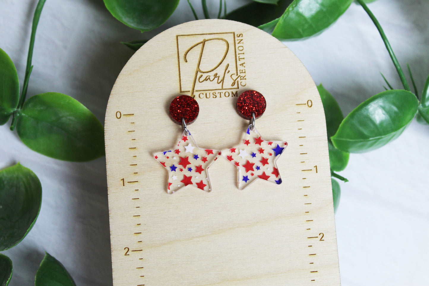 Star Confetti Dangle Earrings