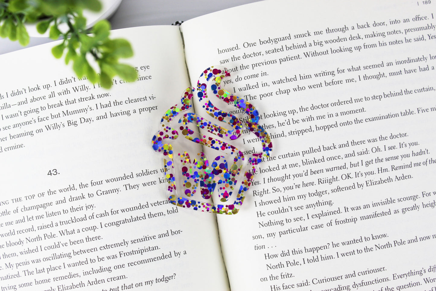 Custom Cupcake Shaped Bookmark