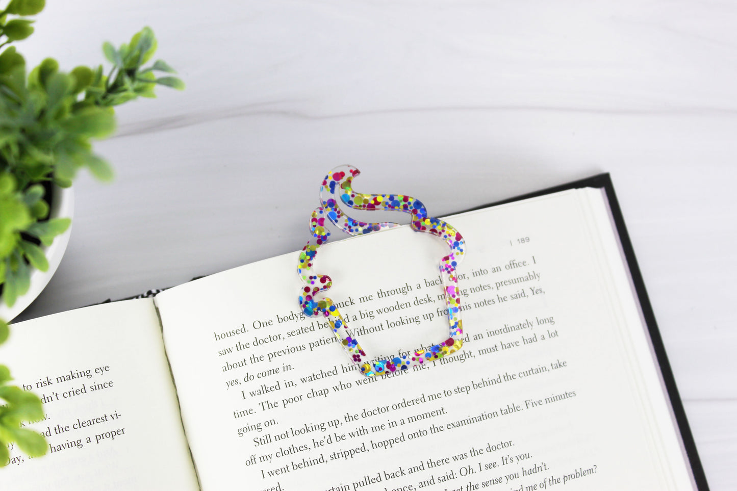 Custom Cupcake Shaped Bookmark
