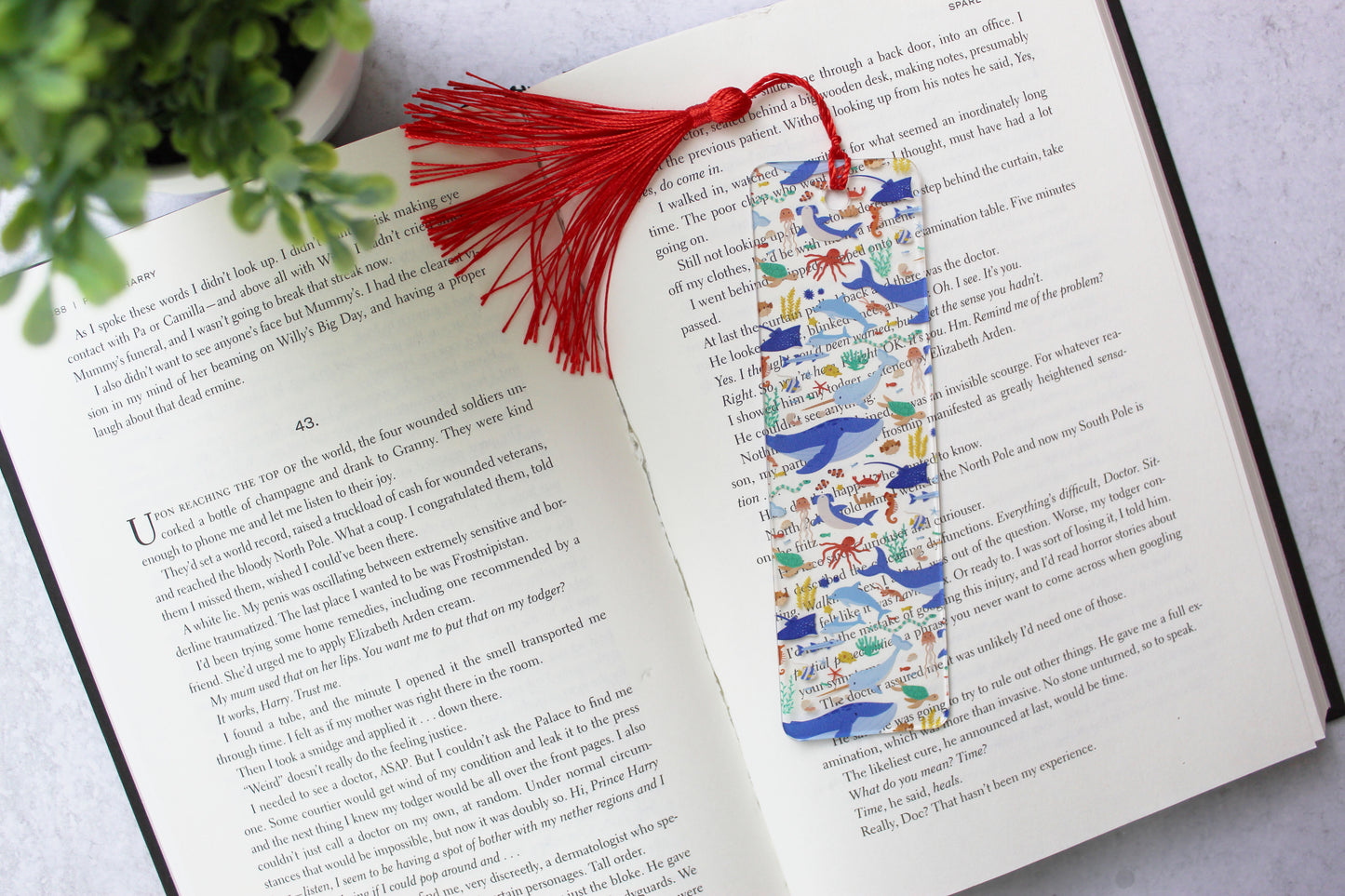 Marine Animals Bookmark