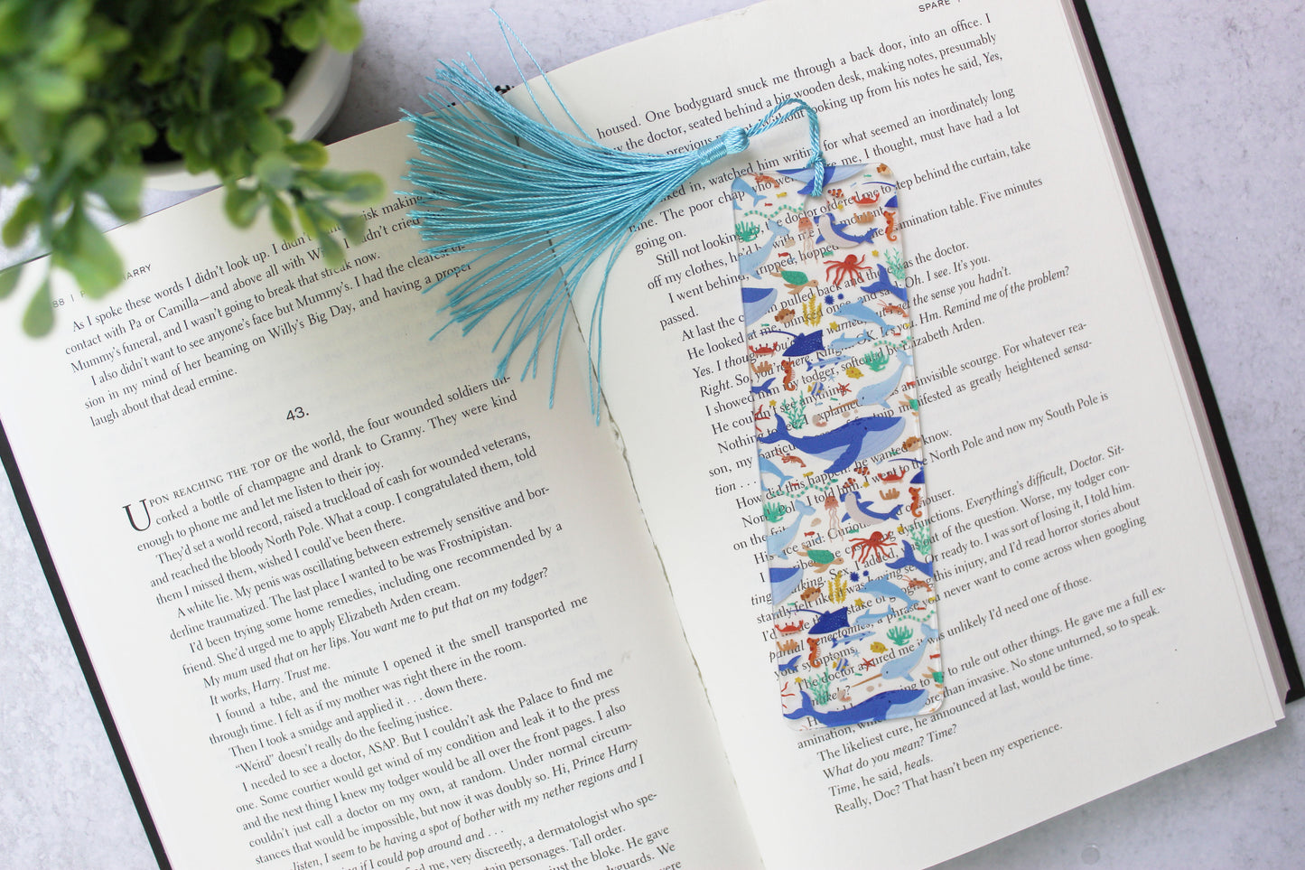 Marine Animals Bookmark