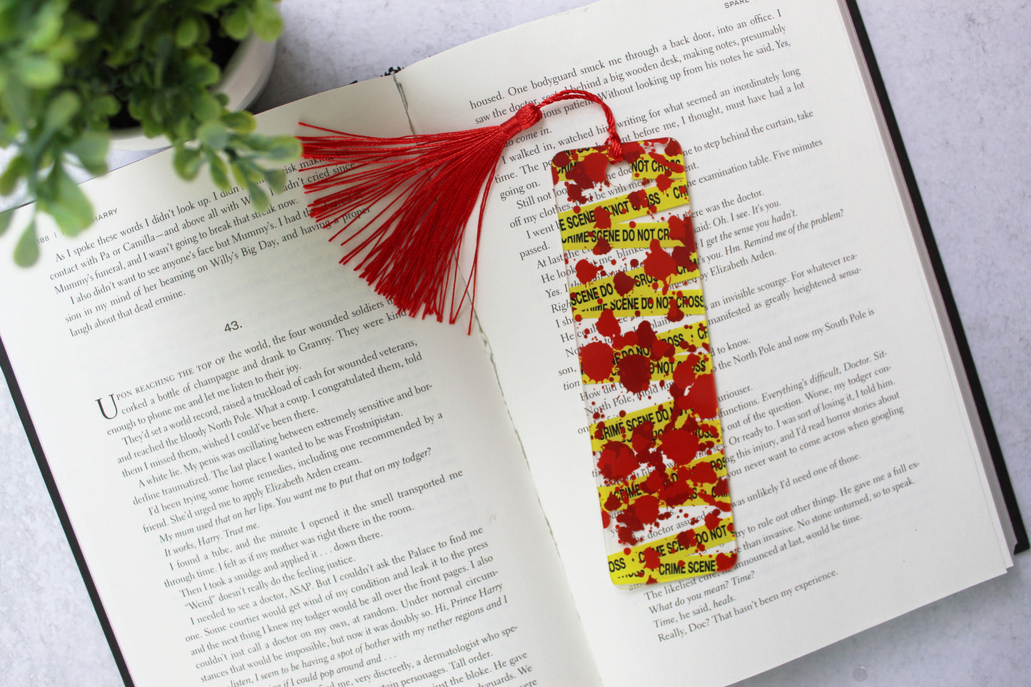True Crime Bookmark