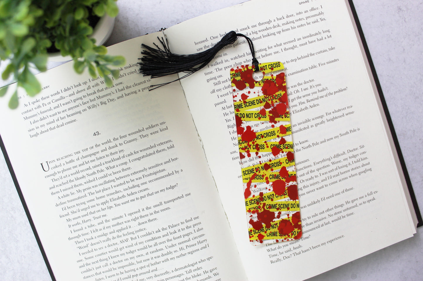 True Crime Bookmark