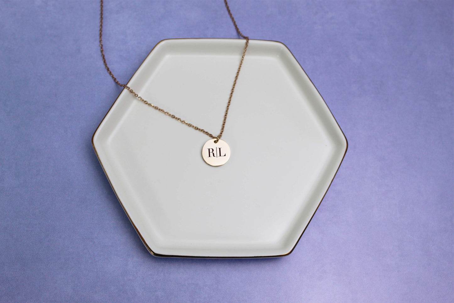 Initial Monogram Necklace