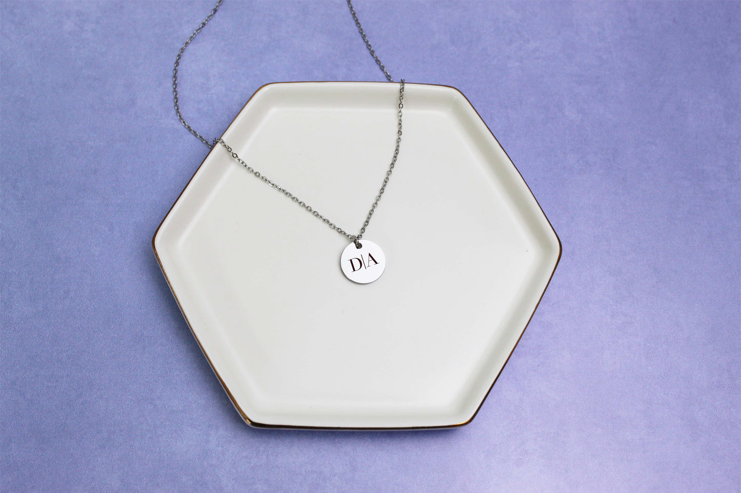 Initial Monogram Necklace