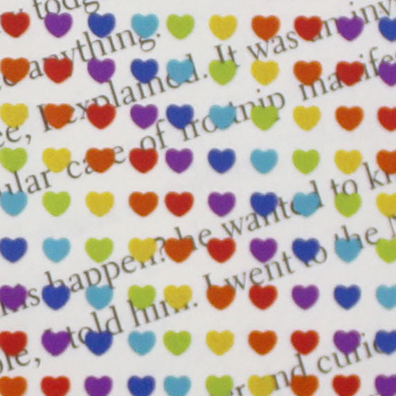 Rainbow Hearts Bookmark