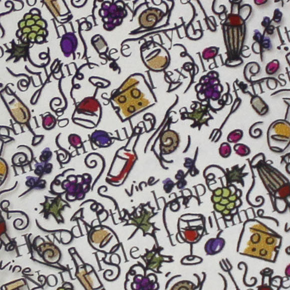 Wine & Cheese Bookmark