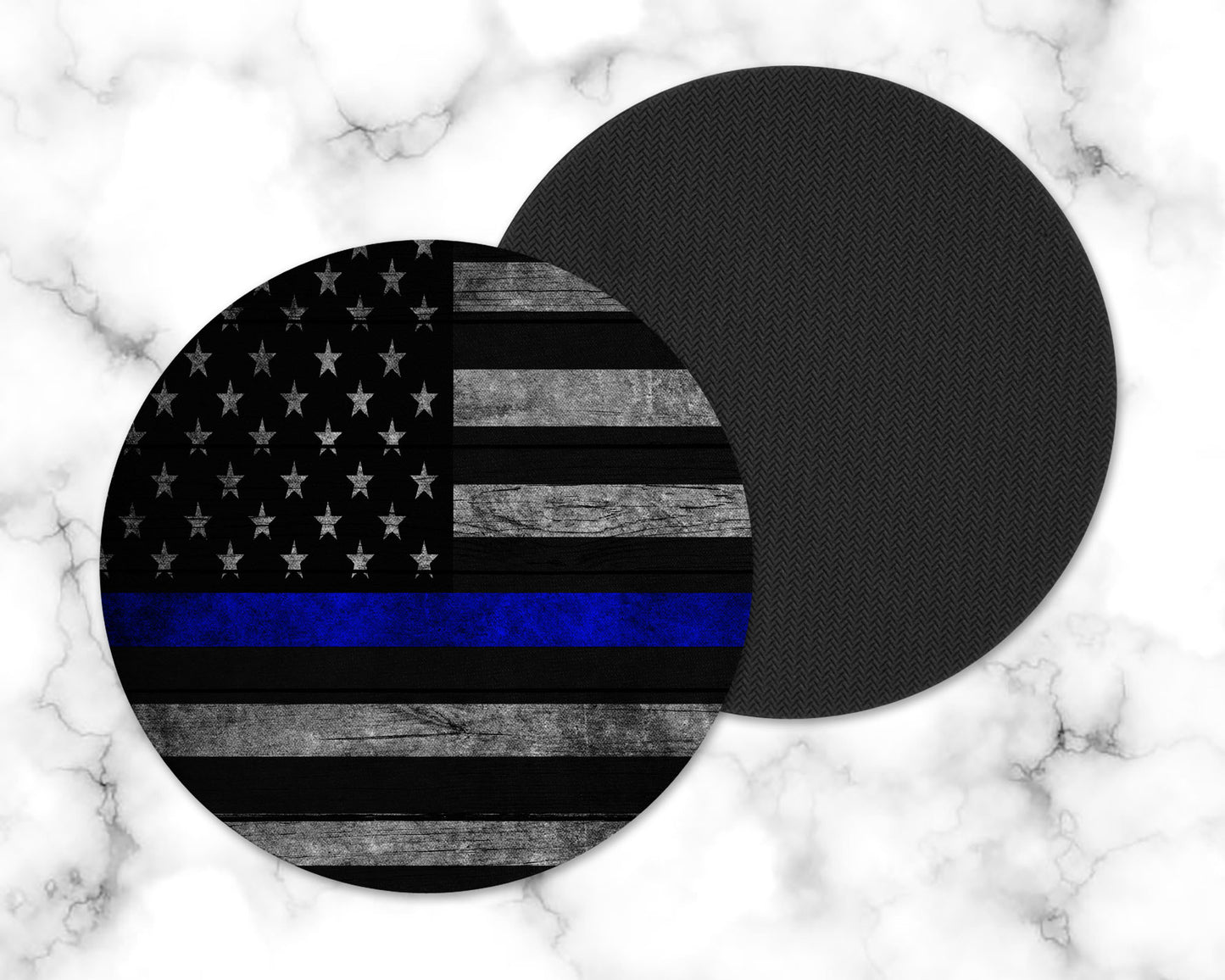 Thin Blue Line Drink Coaster