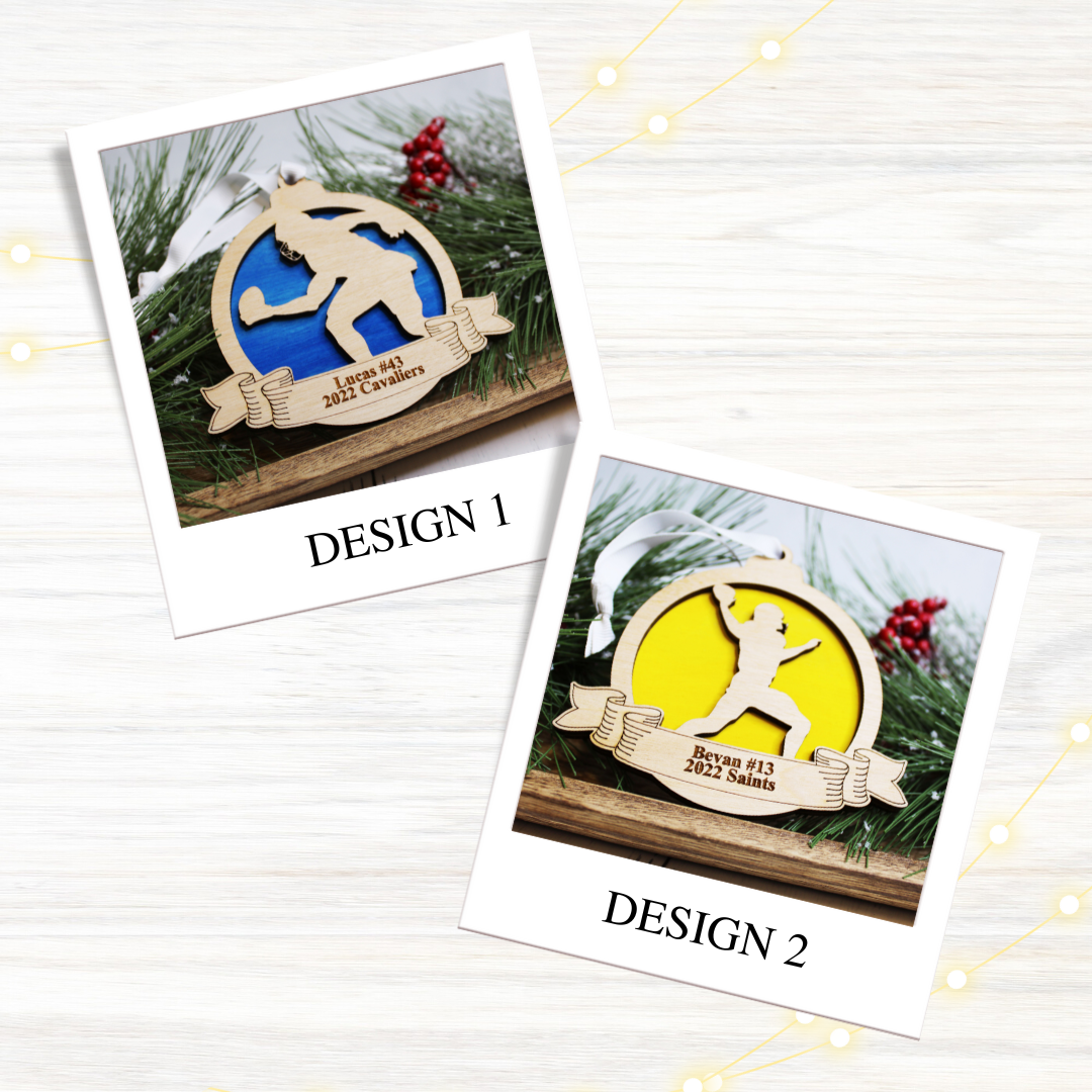 Personalized Football Ornament