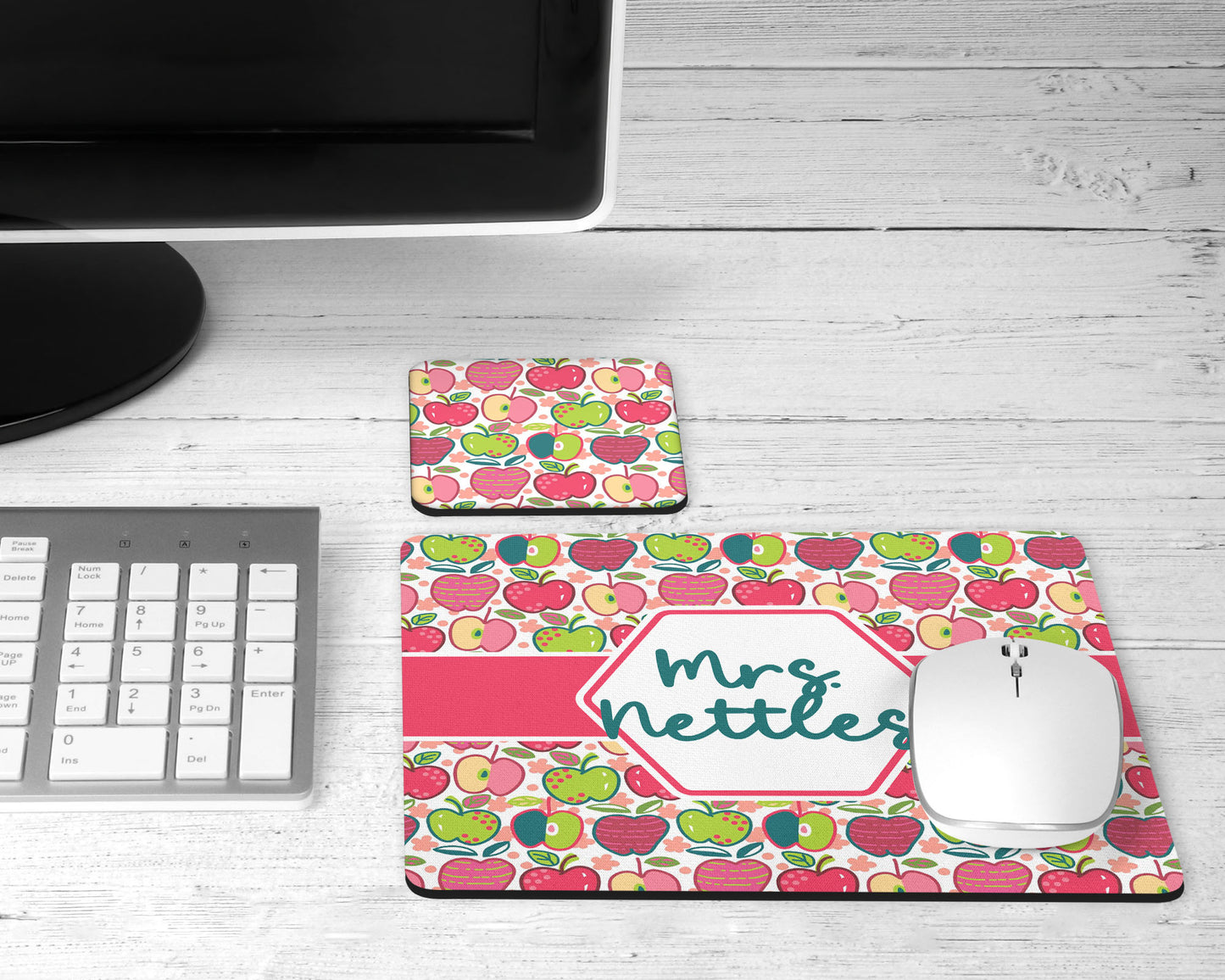 Personalized Teacher Mouse Pad & Desk Set