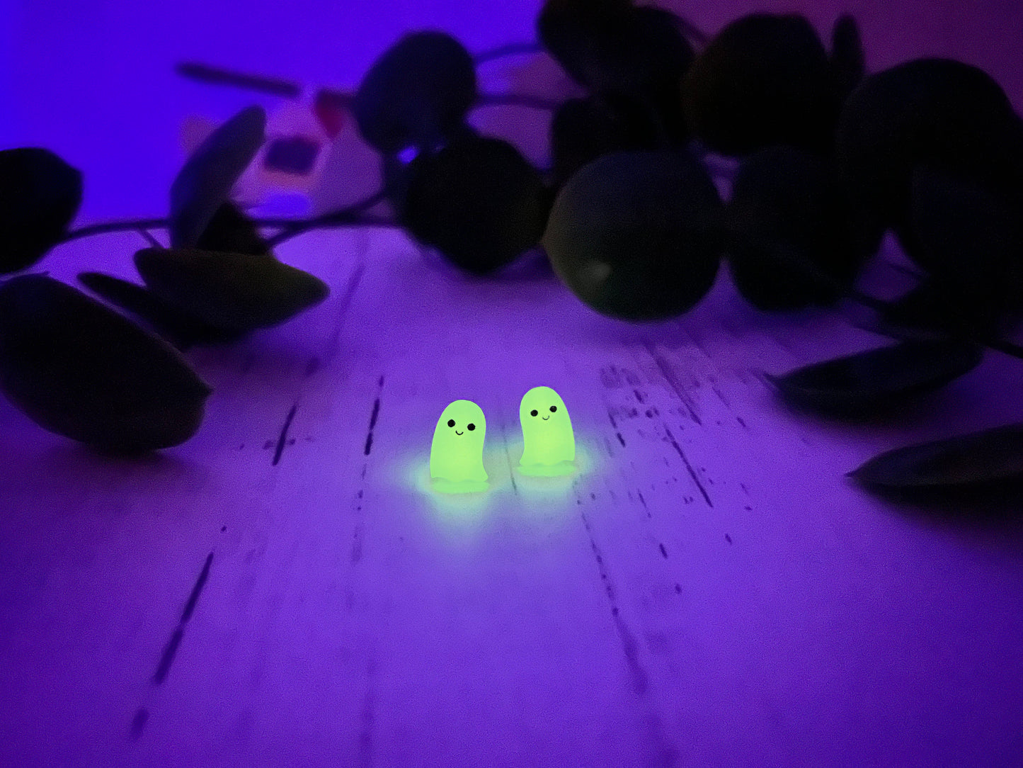 Glow-In-The-Dark Ghost Stud Earrings