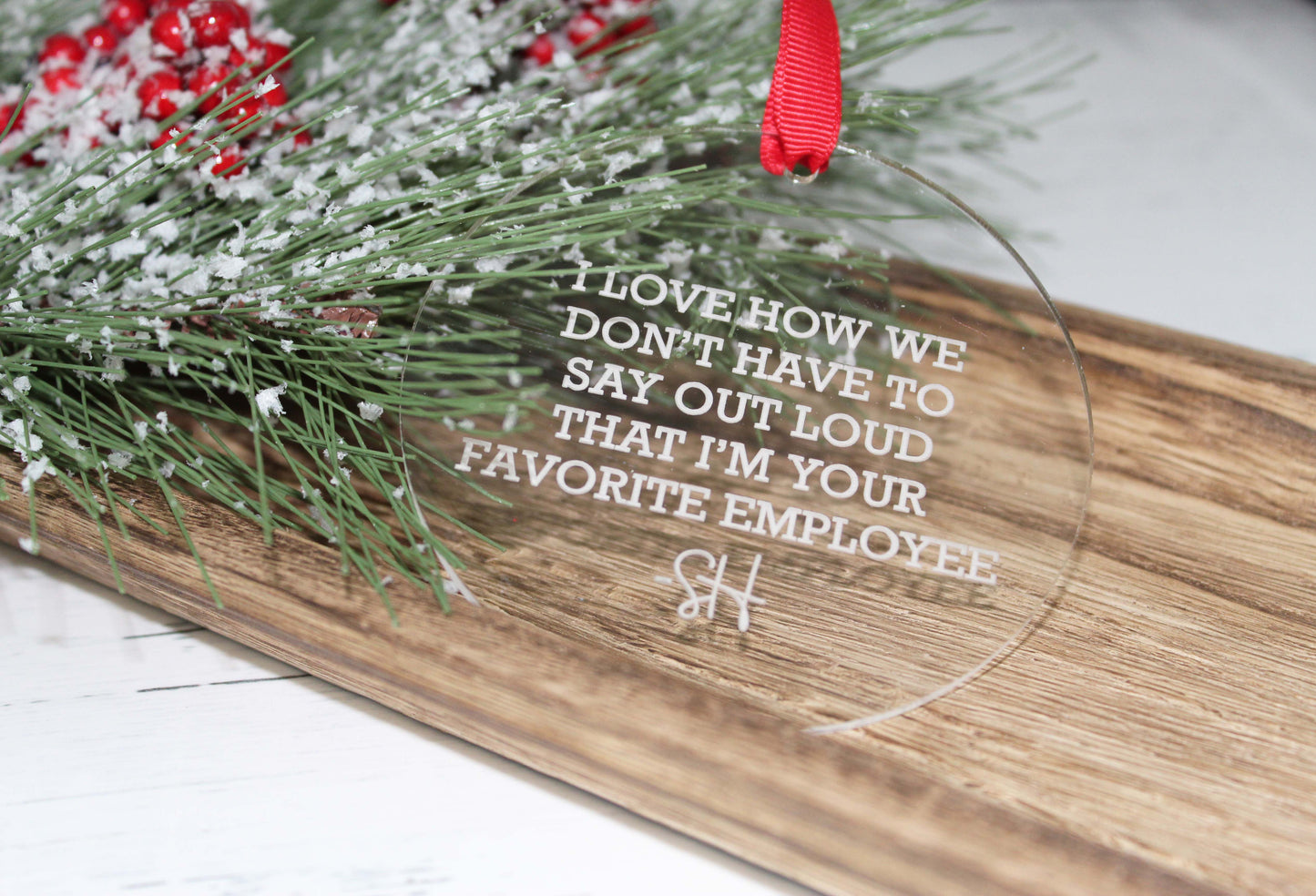 Don't Say Favorite Ornament