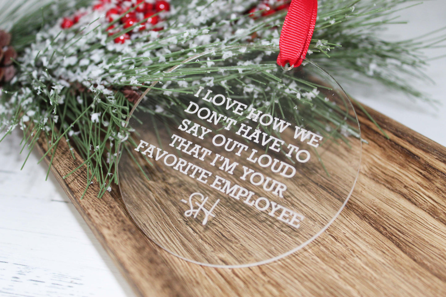Don't Say Favorite Ornament