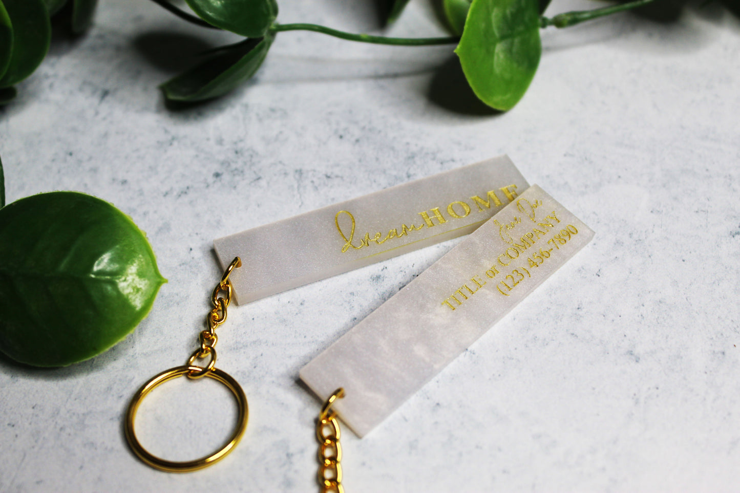 Personalized Realtor Keychain - Forever Home Keychain - Welcome Home Keychain - Our First Home Keychain - Dream Home Keychain - Closing Gift