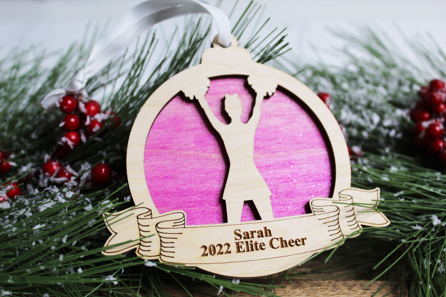 Personalized Cheer Ornament