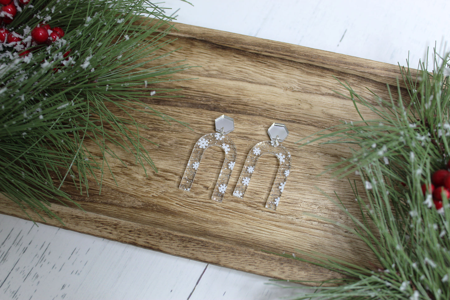 Snowflake Arch Earrings