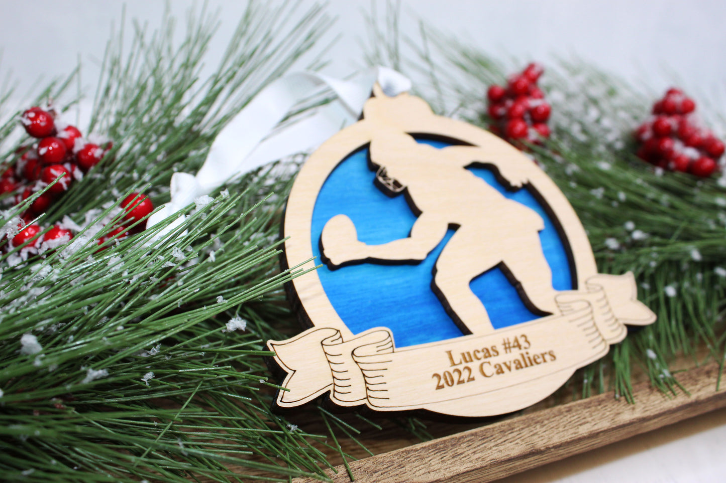 Personalized Football Ornament