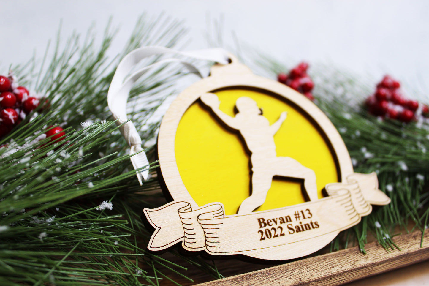 Personalized Football Ornament