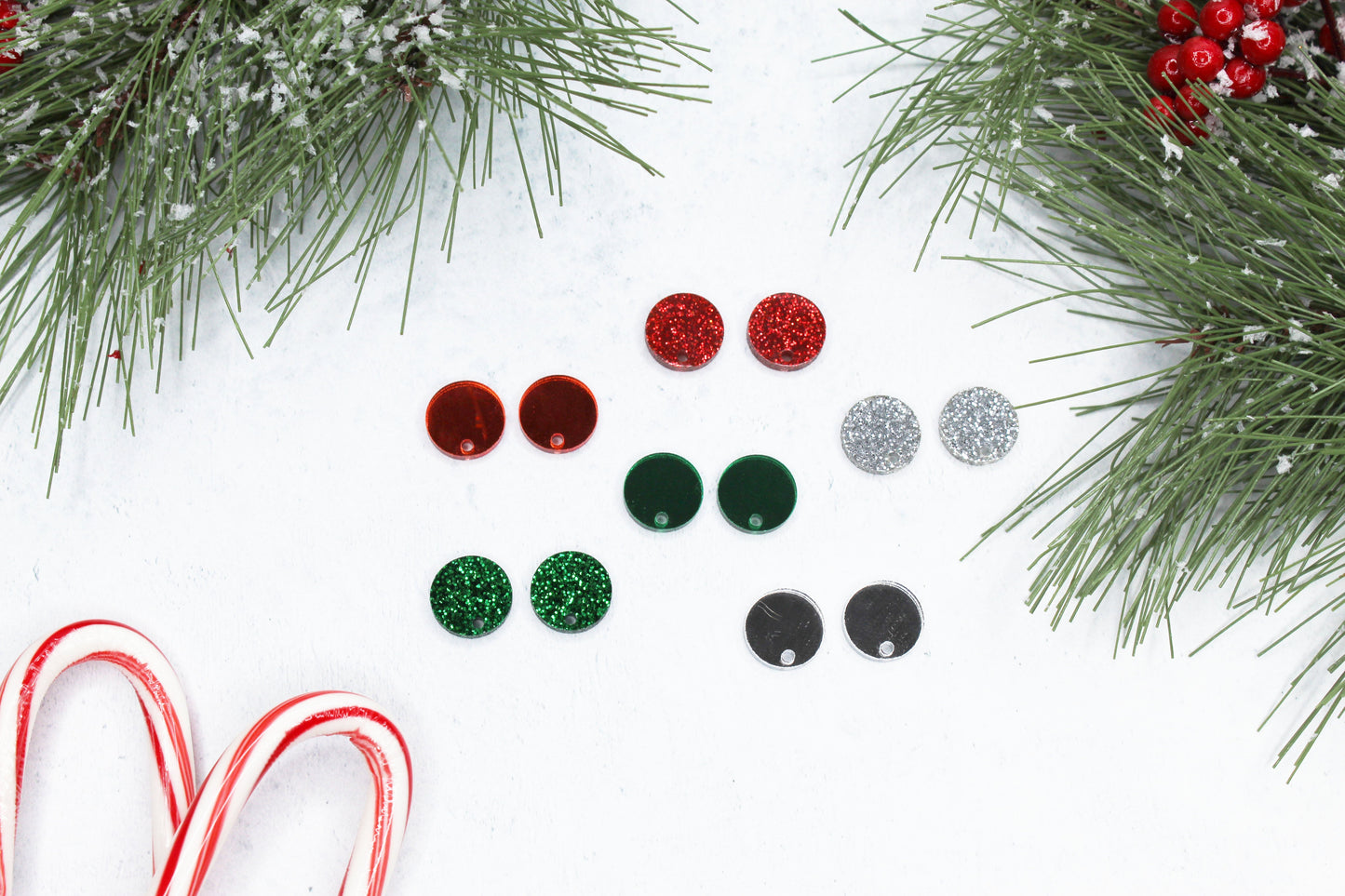 Custom Christmas Present Teardrop Earrings