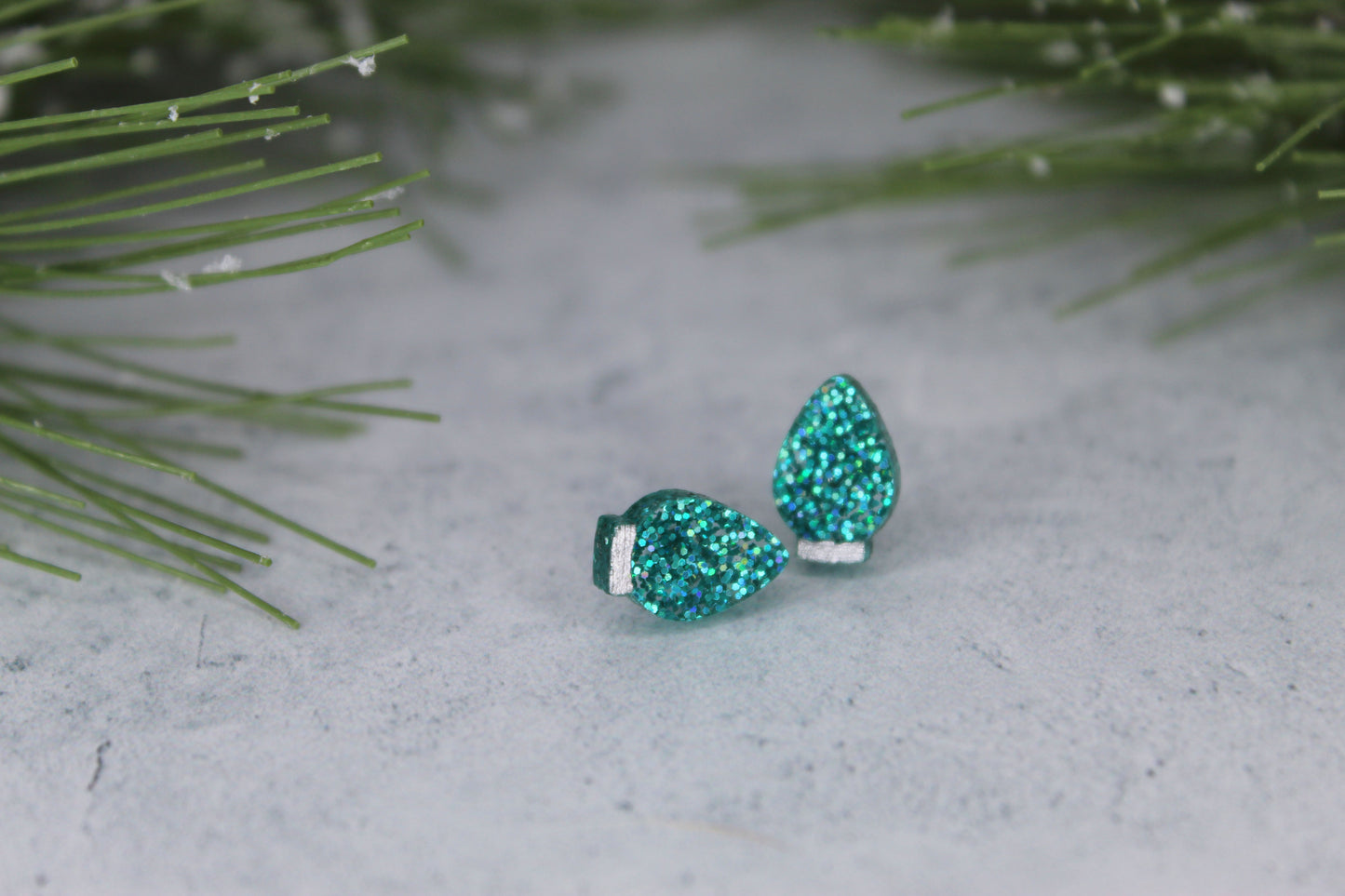 Christmas Light Stud Earrings