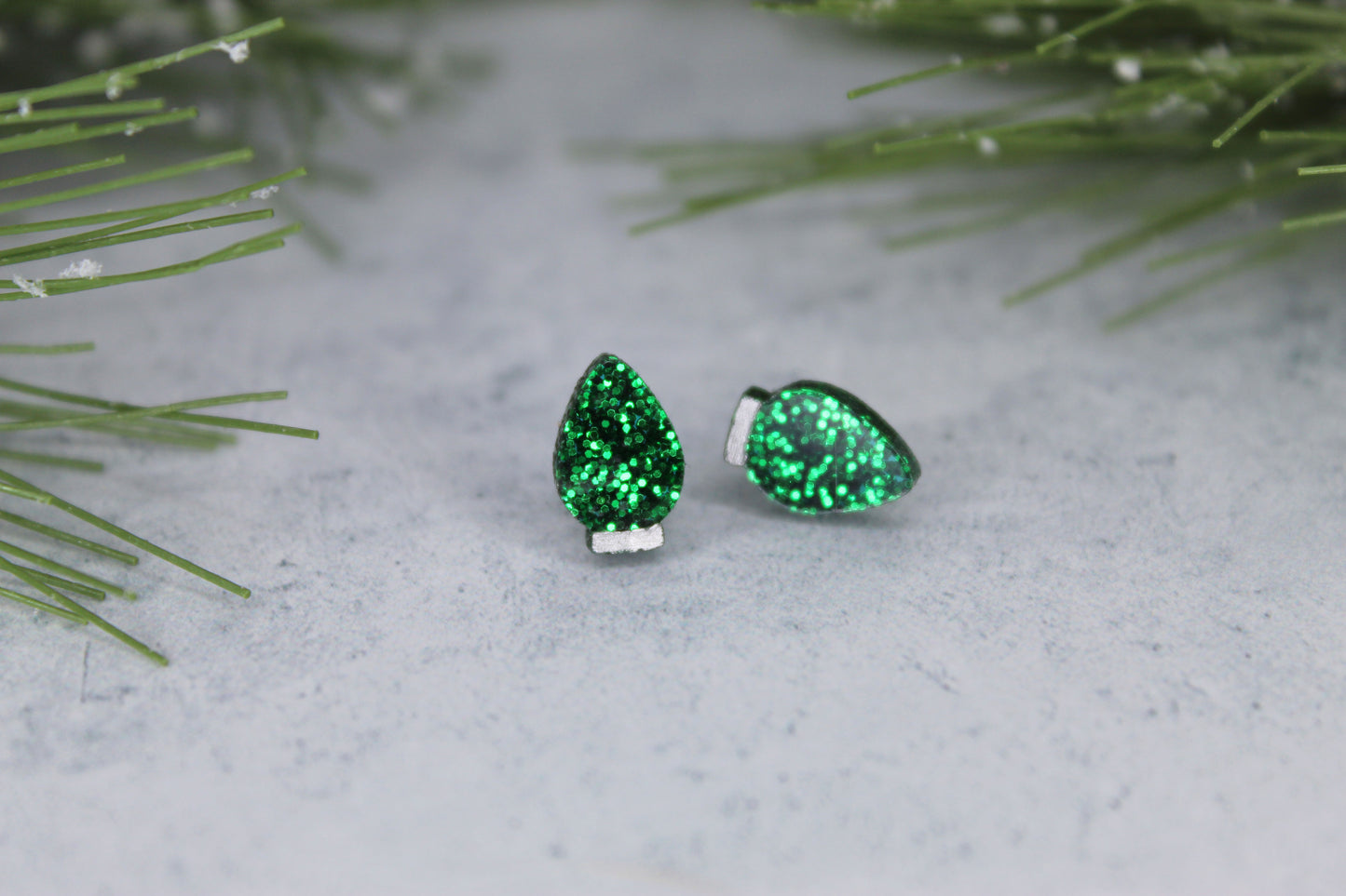 Christmas Light Stud Earrings