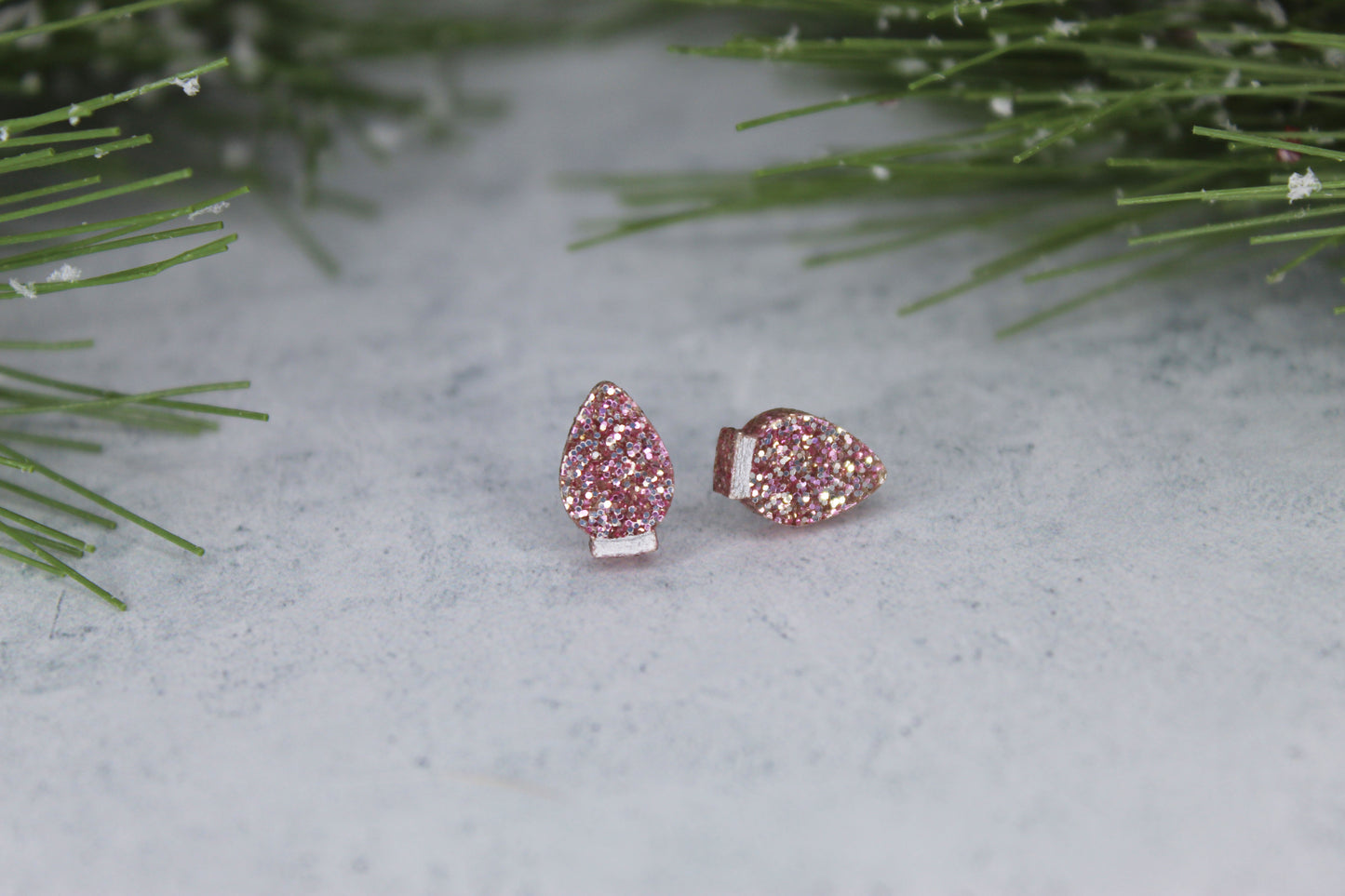 Christmas Light Stud Earrings