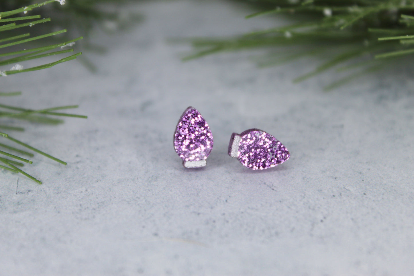 Christmas Light Stud Earrings