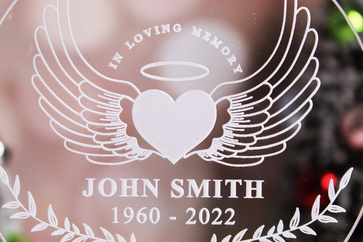 Personalized In Memory of Ornament