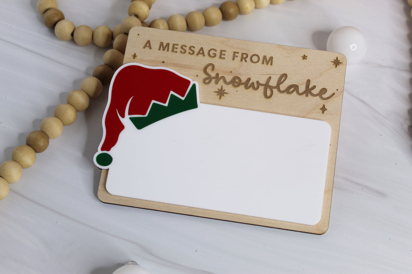 Personalized Elf Message Board