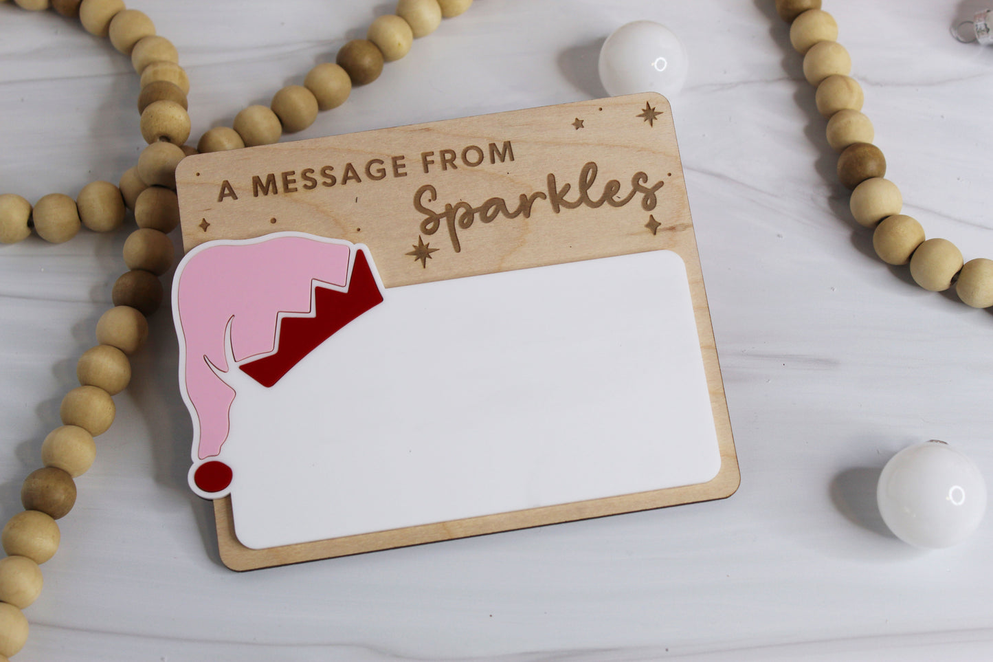 Personalized Elf Message Board