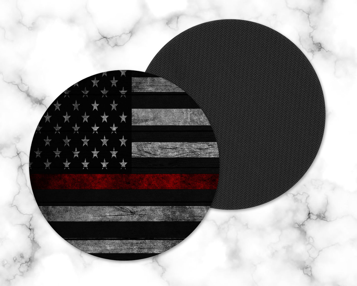 Thin Red Line Drink Coaster