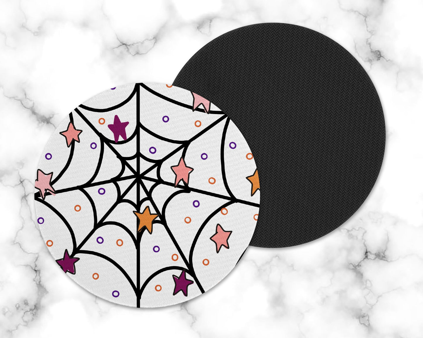 Spider Web Drink Coasters
