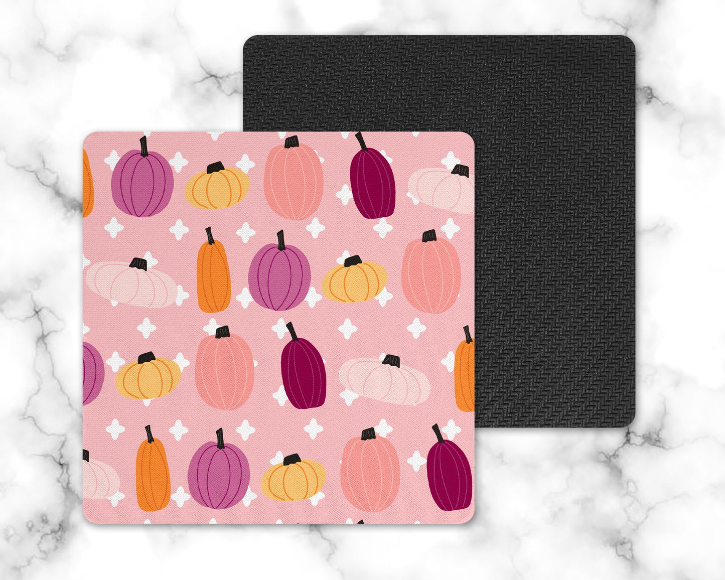 Pink Pumpkin Drink Coaster