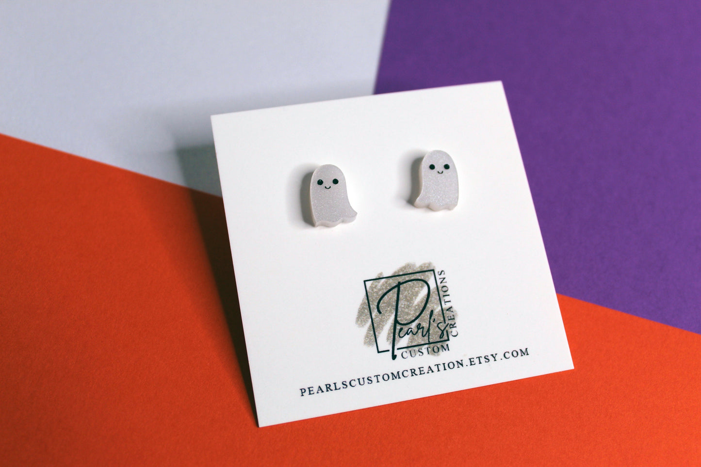 Ghost Stud Earrings