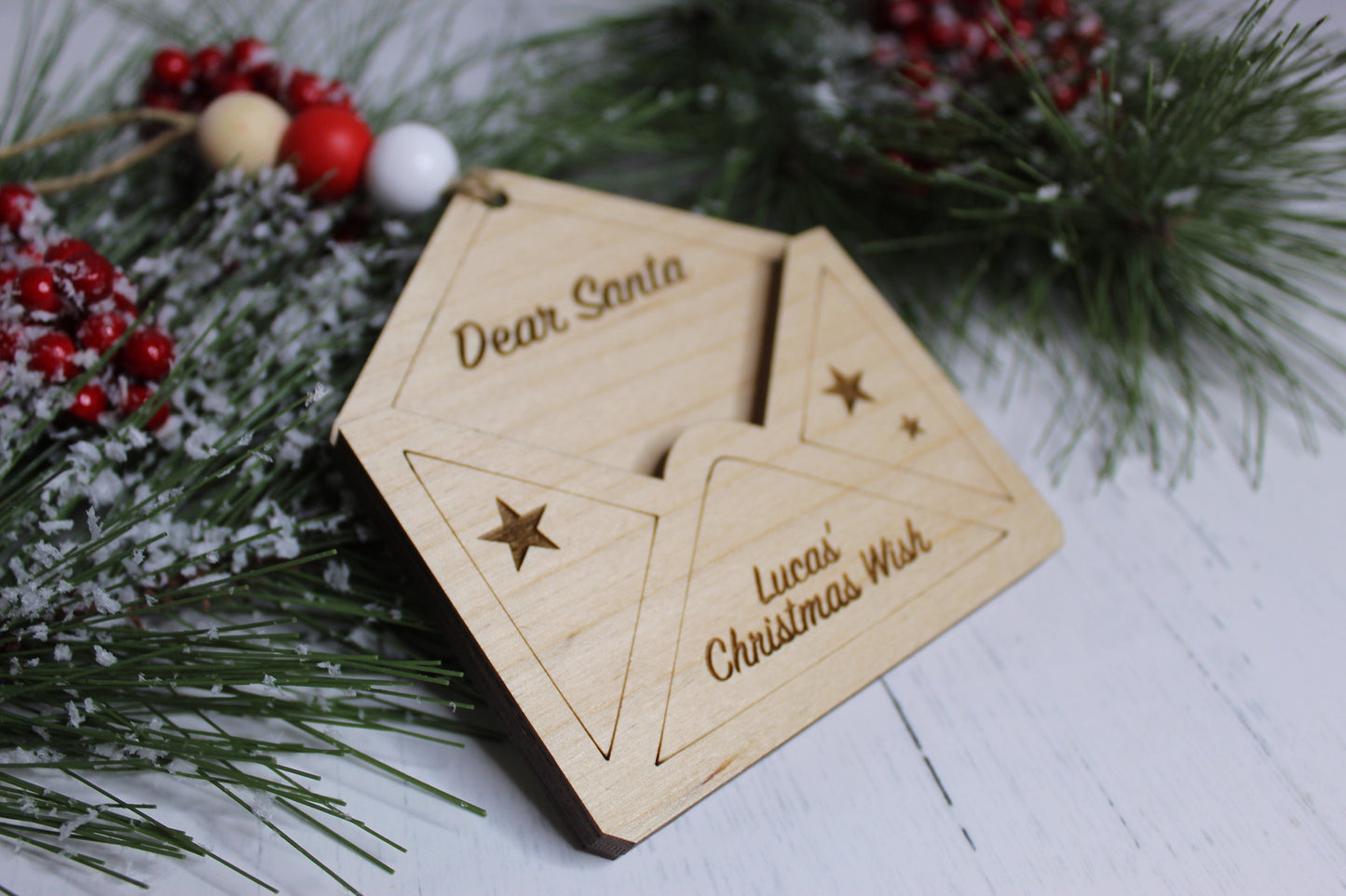 Personalized Letter to Santa Ornament
