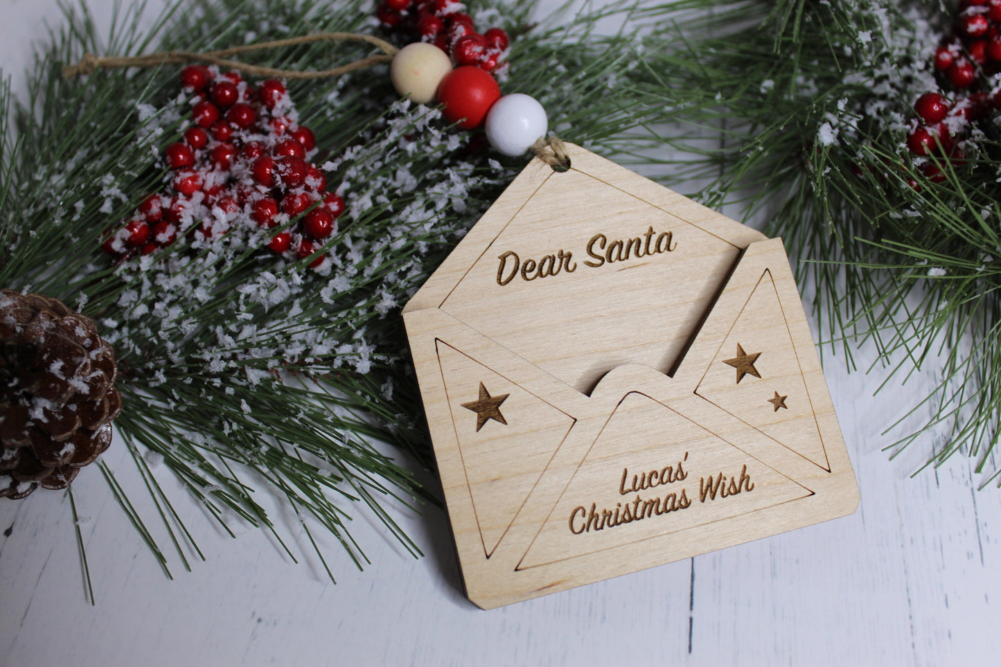 Personalized Letter to Santa Ornament