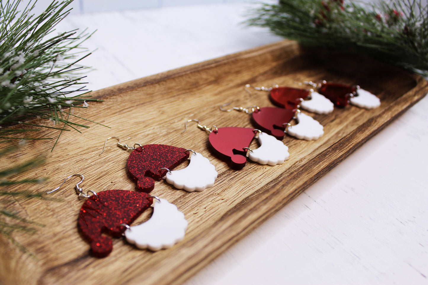 Santa Dangle Earrings