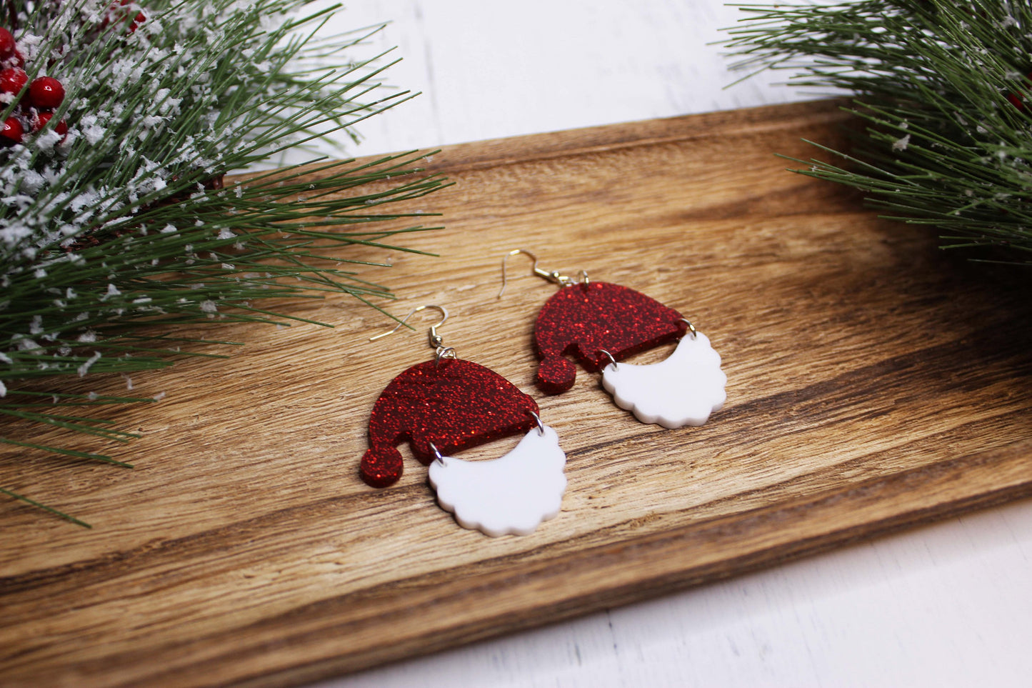 Santa Dangle Earrings