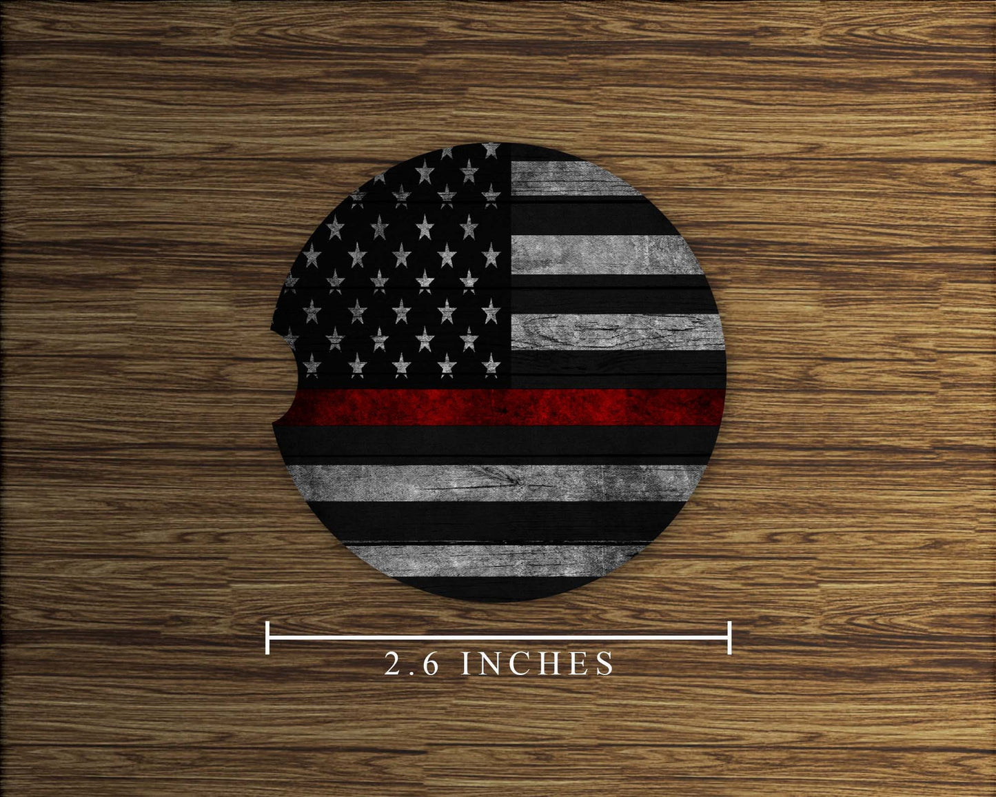 Thin Red Line Car Coasters