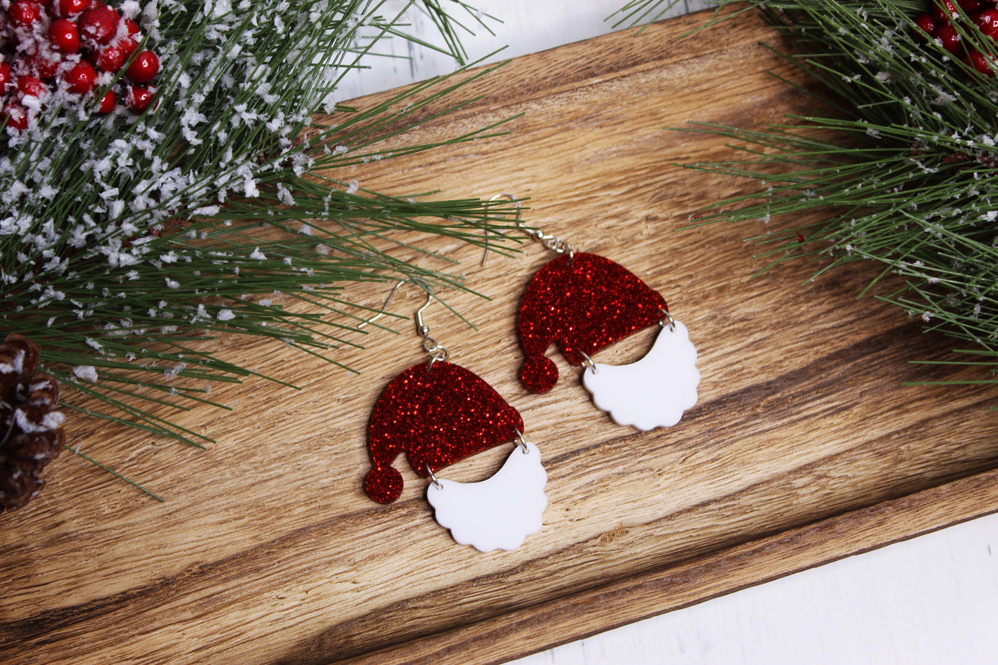 Santa Dangle Earrings