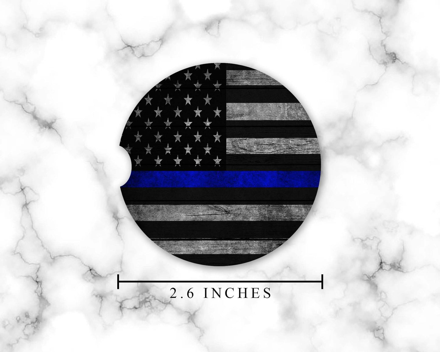 Police Wife Car Coasters