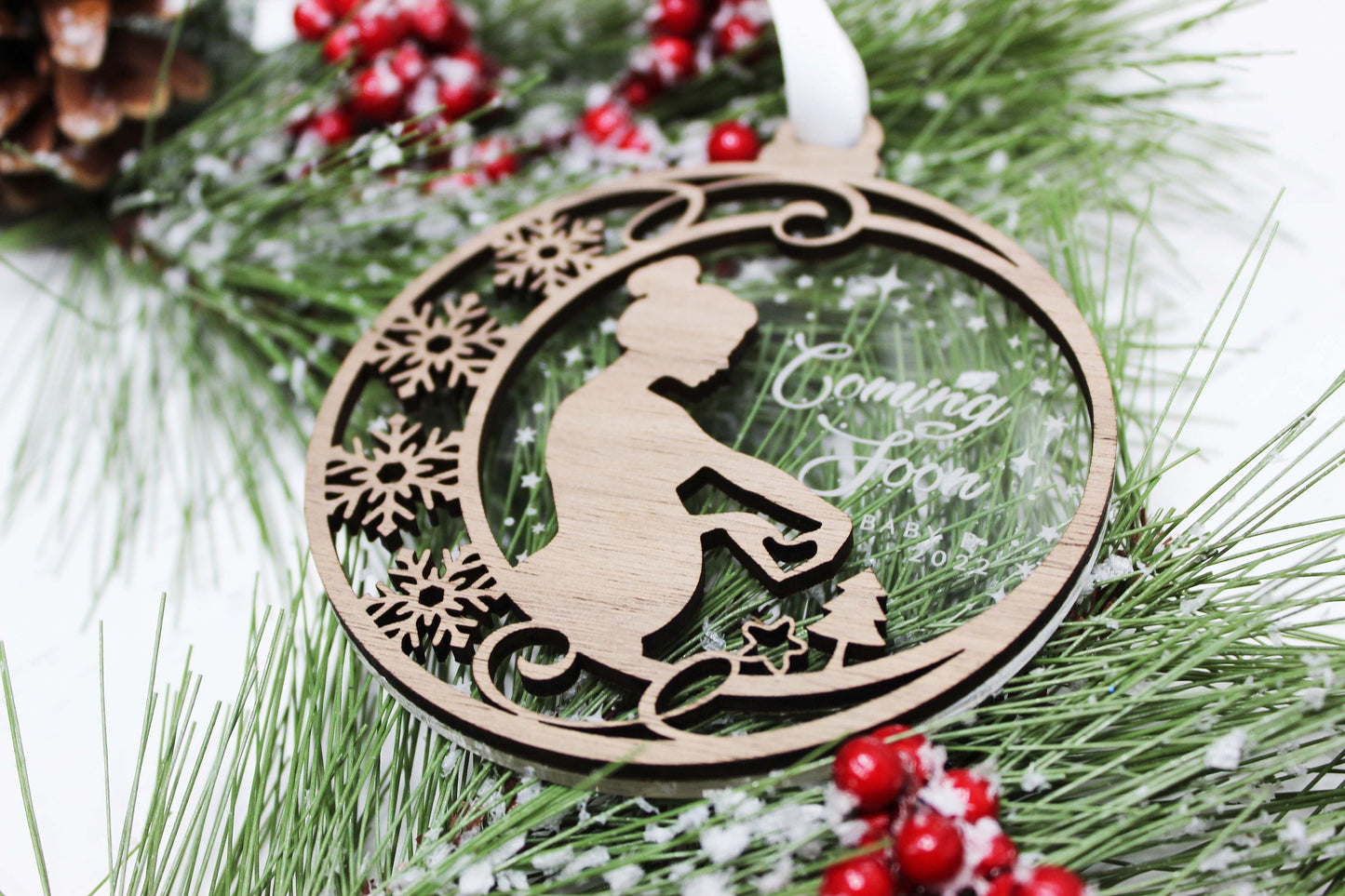Personalized Pregnancy Ornament