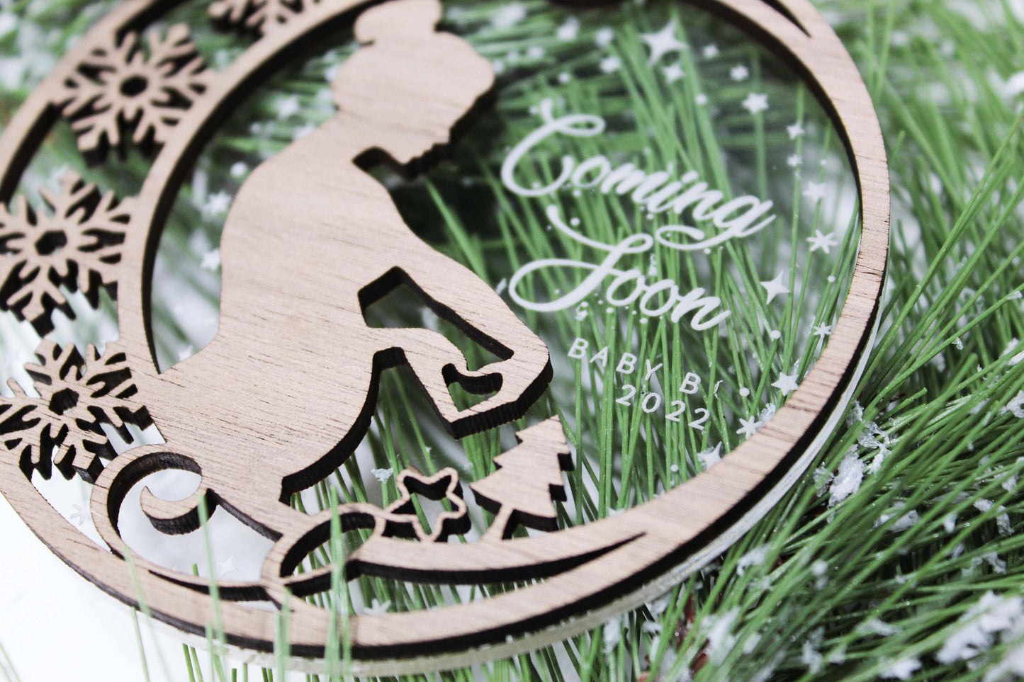 Personalized Pregnancy Ornament