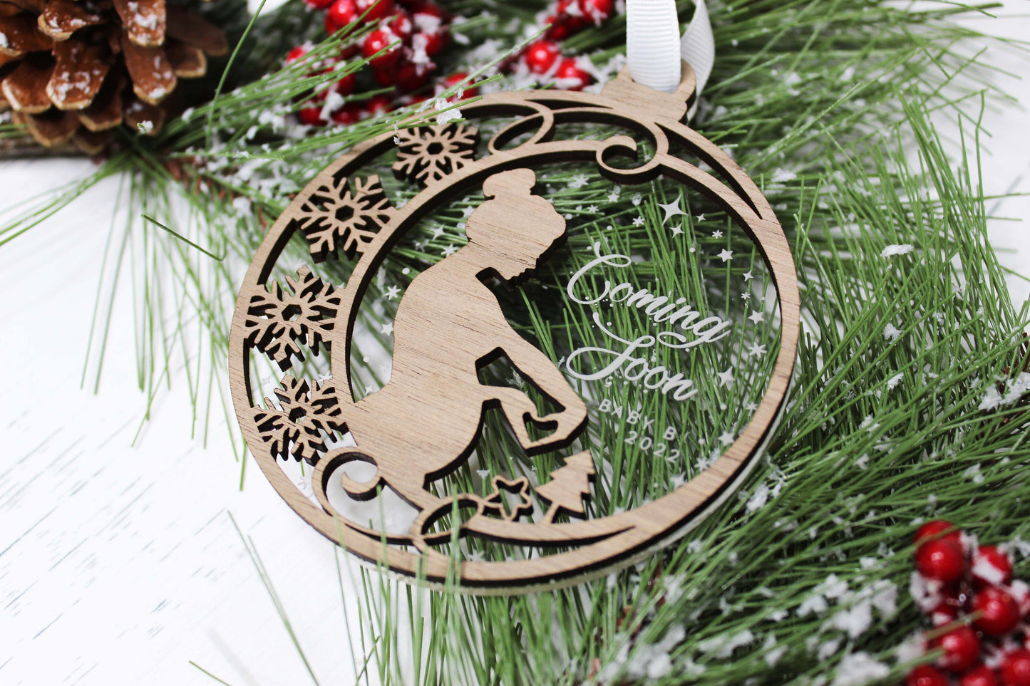 Personalized Pregnancy Ornament