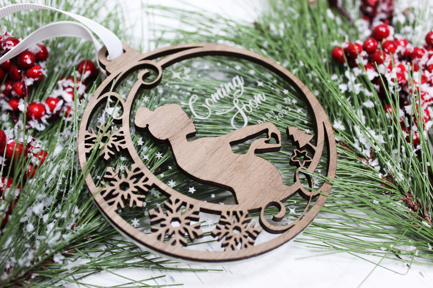 Personalized Pregnancy Ornament