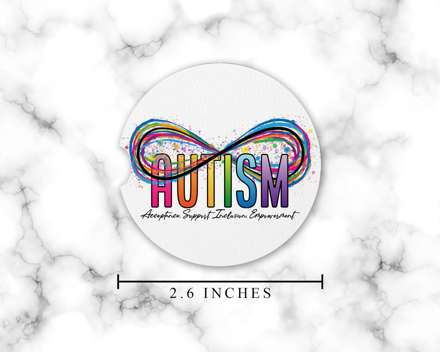 Autism Awareness Car Coasters